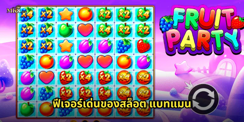 ฟีเจอร์เด่นของสล็อต แบทแมน