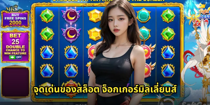 จุดเด่นของสล็อต จ็อกเกอร์มิลเลี่ยนส์